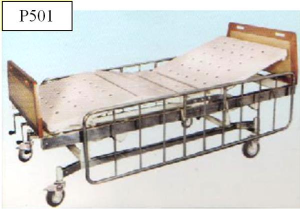 P501 เตียงเฟาวเล่อร์ 3 ไก 3-Cranks Gatch bed,เตียงเฟาวเล่อร์ 2 ไก 2-Cranks Gatch bed,พี.เอ็น รุ่งเรือง เมดิคอล,Instruments and Controls/Medical Instruments