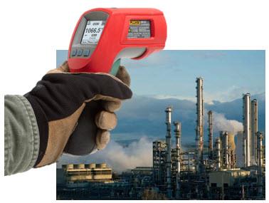 อินฟราเรดเทอร์โมมิเตอร์ สำหรับพื้นที่ไวต่อประกายไฟ,Infrared Thermometer,อินฟราเรดเทอร์มอมิเตอร์,เครื่องวัดอุณหภูมิอินฟราเรด,เครื่องวัดอุณหภูมิ,อินฟราเรด,Infrared Thermometers,Fluke (Industrial),Instruments and Controls/Thermometers