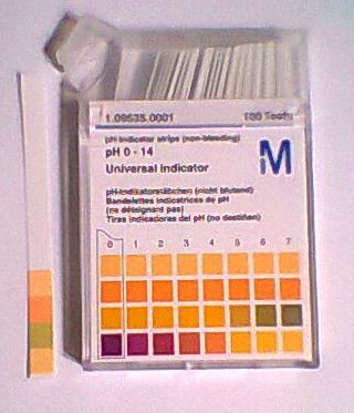 pH paper test  (กระดาษวัดค่าความเป็นกรด-ด่างในสารละลาย),pH paper test , กระดาษวัดค่า ph , pH paper ,Merck,Chemicals/Acids/Other Acid