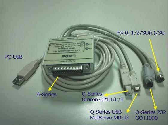 PLC Download Cable - USB to PLC MITSUBISHI 5 in 1 (ISOLATE) รุ่น USB-MITSU-05,USB to PLC MITSUBISHI 5 in 1,PLC Download Cable,PLC MITSUBISHI,plc,usb,LEOS (ลีออส),Instruments and Controls/Accessories/General Accessories