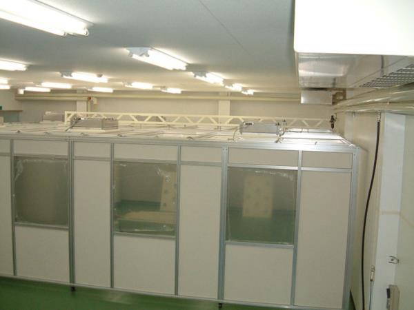 รับสร้าง clean booth ห้องคลีนรูมขนาดย่อม,clean booth FFU cleanroom คลีนรูม,,Machinery and Process Equipment/Cleanrooms