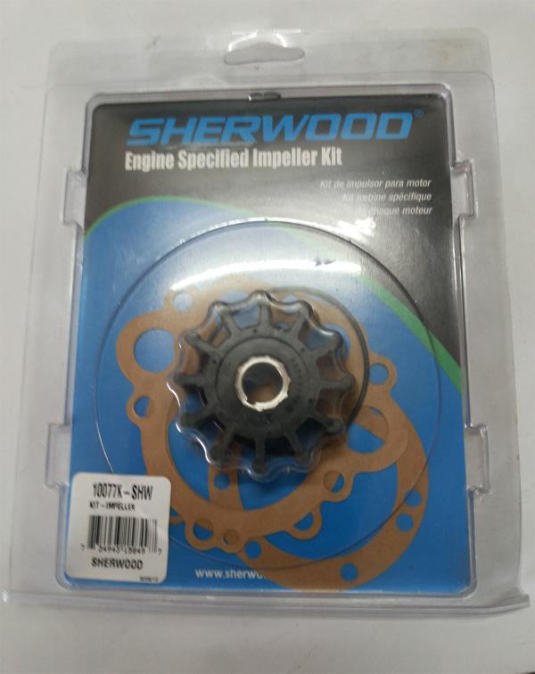 Impeller 10077K-SHW,ใบพัดยาง,Sherwood,Machinery and Process Equipment/Cooling Systems