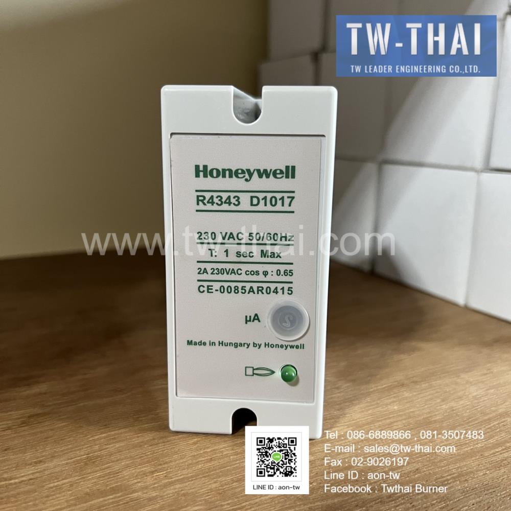 Honeywell R4343D1017, R4343E1014,R4343D, R4343E, honeywell r4343, flame switch, flame detector, honeywell flame switch,Honeywell R4343E,"Honeywell",Instruments and Controls/Switches