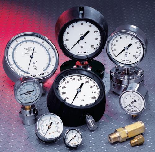 TEL-TRU Pressure guage ,TEL-TRU, Pressure Gauges,TEL-TRU,Instruments and Controls/Gauges