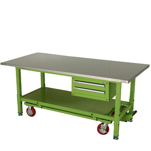 โต๊ะช่าง โต๊ะซ่อมเครื่องยนต์ ROCKY รุ่น RWB-SUSM2D,โต๊ะช่าง,โต๊ะซ่อมเครื่องยนต์,โต๊ะเหล็ก,โต๊ะแม่พิมพ,ROCKY,Materials Handling/Workbench and Work Table