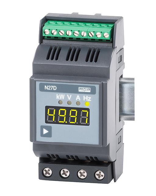 Rail mounted 1-phase power network meter N27D - NEW,power network meter,LUMEL,Instruments and Controls/Meters