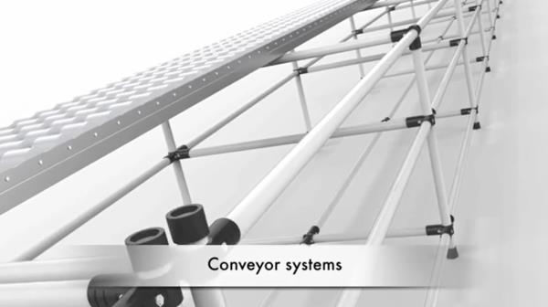 Conveyor system ,pipe Conveyor,ระบบคอนเวเยอร์ ,TNS ,Materials Handling/Conveyors