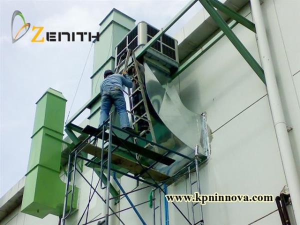 Evaporative Cooling System ออกแบบและติดตั้งระบบพัดลมไอเย็นในอุตสาหกรรม,evaporative cooling system, พัดลมไอเย็น,  Evap,Zenith,Industrial Services/Installation