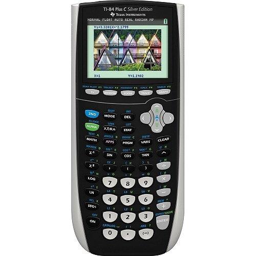 Texas Instruments TI-84 Plus C Silver Edition Graphing Calculator,Texas Instruments TI-84 Plus C Silver Edition,Texas Instruments TI-84 Plus C Silver Edition,Plant and Facility Equipment/Office Equipment and Supplies/Calculator