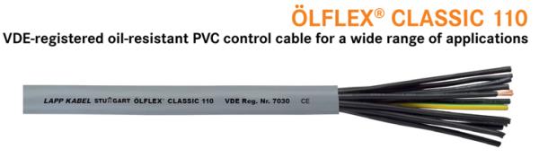 Lapp Cable Olflex Classic 110,ตัวแทนจำหน่าย Lapp Cable, Olflex Classic 110,Lapp Cable ,Custom Manufacturing and Fabricating/Cable Assemblies
