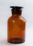 Bottle Reagent wide,ขวดแก้วสีชาปากกว้าง,-,Instruments and Controls/Laboratory Equipment