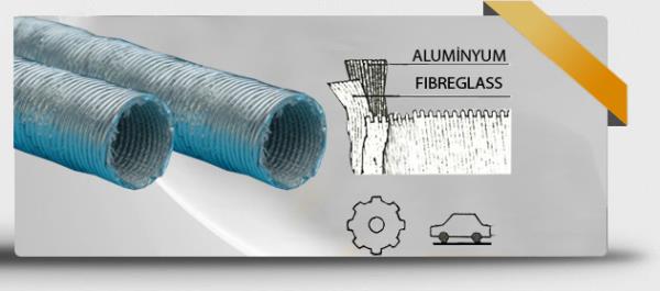 ท่ออลูมิเนียมไฟเบอร์กลาส ป้องกันความร้อนท่อไอเสียรถยนต์ / Aluminum Fiberglass Protection Sleeves (AL-AG) - Heat Protection Tube ,Aluminum fiberglass,AL-AG,fiberglass sleeve,Fiberglass Protection Sleeves,fiberglass sleeving,ปลอกหุ้มท่อป้องกันความร้อน,ปลอกหุ้มกันความร้อน,Heat Protection Tube,aluminum fibreglass protection sleeves,ปลอกหุ้มท่อรถยนต์,Burkarflex,Hardware and Consumable/Insulation
