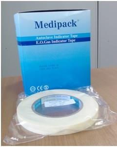 Autoclave Tape/เทปกาวสำหรับใช้ร่วมการนึ่งฆ่าเชื้อ,Autoclave tape,เทปสำหรับนึ่งฆ่าเชื้อ,เทปกาว,tape,Medipack,Sealants and Adhesives/Tapes