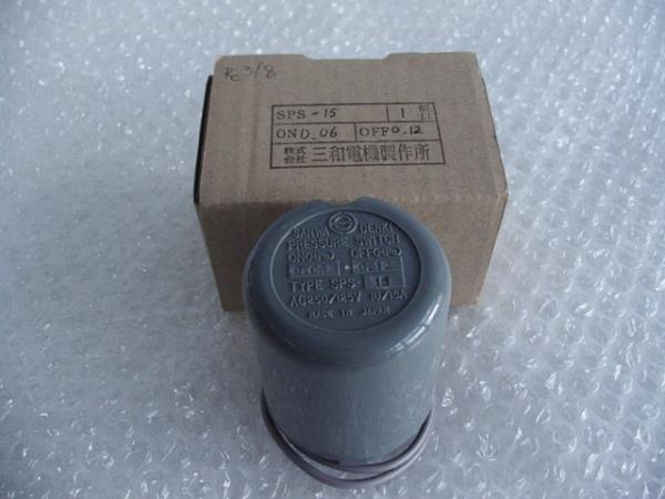 SANWA DENKI Pressure Switch SPS-15, ON/0.06MPa, OFF/0.12MPa, Rc1/4, ZDC2,SANWA DENKI, Pressure Switch, SPS-15, SANWA,SANWA DENKI,Instruments and Controls/Switches