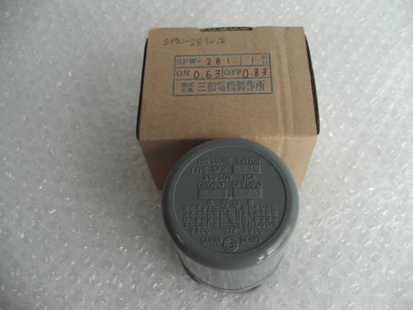 SANWA DENKI Pressure Switch SPW-281-A, ON0.63MPa, OFF0.83MPa, Rc3/8, ZDC2,SANWA DENKI, Pressure Switch, SPW-281-A, SPW-281,SANWA DENKI,Instruments and Controls/Switches