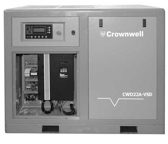 CWD22A VSD,Crownwell,Crownwell,Machinery and Process Equipment/Compressors/Air Compressor