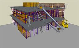 ระบบชั้นลอย Mezzanine floor,Mazzanine Floor, ระบบชั้นลอย, micro rack support mezzanine floor, INTERMAT,INTERMAT,Materials Handling/Containers/Storage