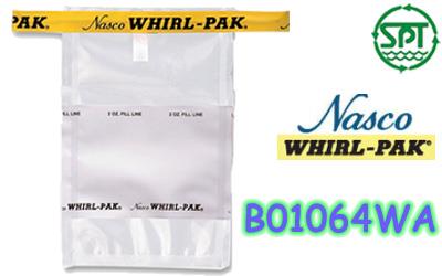 ถุงเก็บตัวอย่างแบบปลอดเชื้อ รุ่น B01064WA ชนิด Write-on (Sterile Sampling Bags : 2 oz. / 58 ml.)