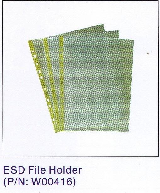 ESD Plastic File A4 แฟ้มพลาสติกA4ป้องกันไฟฟ้าสถิตย์ WT-416,ESD Plastic File A4 แฟ้มพลาสติกA4ป้องกันไฟฟ้าสถิตย,Waterun,Machinery and Process Equipment/Cleanrooms