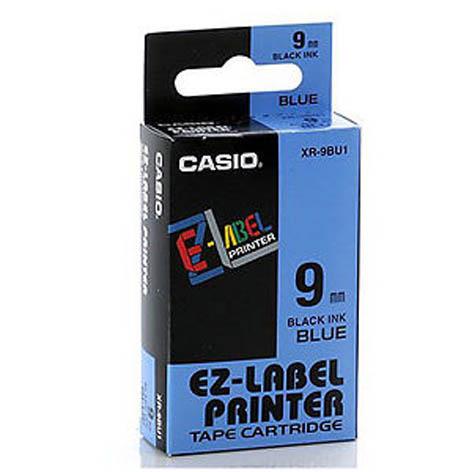 เทปพิมพ์อักษร Casio XR-9BU1 - ตัวดำพื้นสีน้ำเงิน,Casio XR-9BU1,Casio,Sealants and Adhesives/Tapes