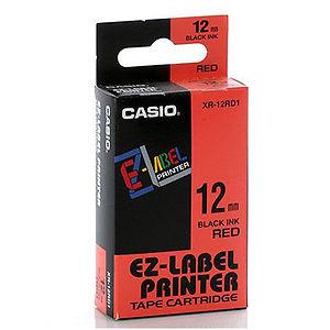 เทปพิมพ์อักษร  Casio XR-12RD1 - 12 มม. ตัวอักษรดำพื้นสีแดง,เทปพิมพ์อักษร  Casio XR-12RD1 - 12 มม. ตัวอักษรดำพ,Casio,Sealants and Adhesives/Tapes