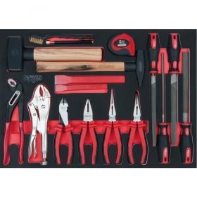 Pliers ,hammer and file set 17 pcs,system insert,Pliers ,hammer and file set 17 pcs,system insert,KStools,Tool and Tooling/Hand Tools/Other Hand Tools
