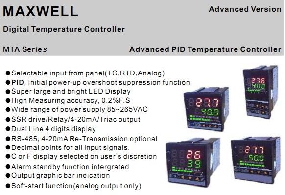 Temperature controller,control value,program step controller,เครื่องควบคุมอุณหภูมิราคาถูกmaxwell  temperature ,Maxwell,Instruments and Controls/Controllers