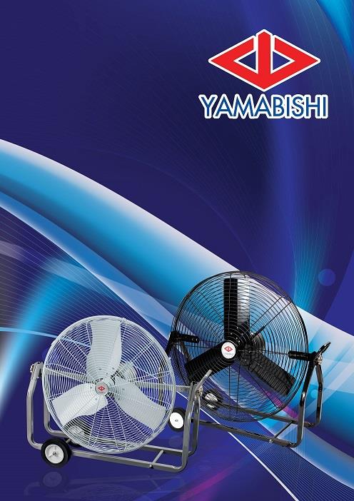 Portable Fan with Wheel,พัดลมอุตสาหกรรม,YAMABISHI,Machinery and Process Equipment/Industrial Fan