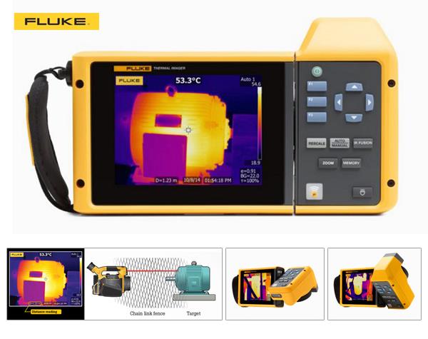 Fluke TiX560, TiX520 Infrared Camera / กล้องอินฟาเรดที่มีเลนส์หมุนได้ 180 องศา,กล้องอินฟาเรด,กล้องถ่ายภาพความร้อน,Infrared Camera,Fluke,Automation and Electronics/Automation Equipment/Cameras