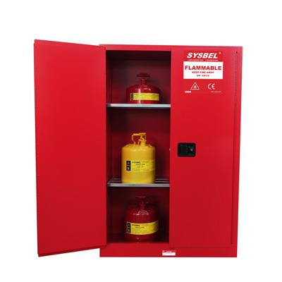 ตู้เก็บสารเคมีสันดาป(กันระเบิด) SYSBEL สีแดง,ตู้เก็บสารเคมี,ตู้เก็บสารเคมีกันระเบิด,ตู้สันดาป,SYSBEL,Materials Handling/Cabinets/Chemical Storage Cabinet