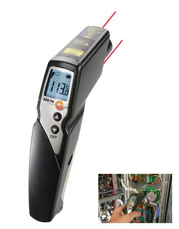 testo 830-T4 เครื่องวัดอุณหภูมิแบบอินฟราเรด / Infrared Thermometer,เครื่องวัดอุณหภูมิแบบอินฟราเรด,IR Thermometer,testo ประเทศเยอรมันนี,Instruments and Controls/Thermometers