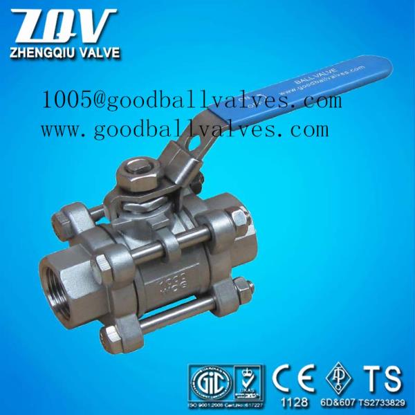 forged and casting steel 3pc ball valve with lock,forged and casting steel 3pc ball valve with lock,ZQV,Pumps, Valves and Accessories/Valves/Ball Valves