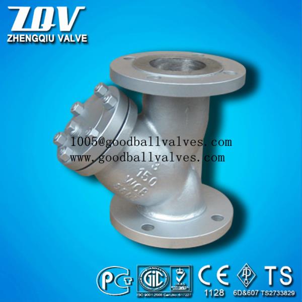 Carbon Steel CS or SS Flanged End Y Wye Strainer,Carbon Steel CS or SS Flanged End Y Wye Strainer,ZQV,Pumps, Valves and Accessories/Valves/Foot Valves