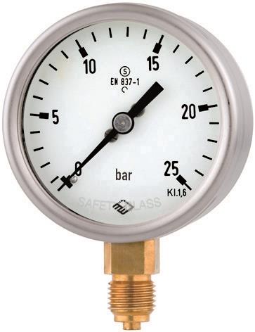 Standard Pressure Gauges 63 (2 1/2"),pvn, ab, germany, pressure, gauges, standard,Armaturenbau GmbH,Machinery and Process Equipment/Vessels/Pressure Vessel