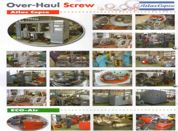  Air Compressor,เครื่องอัดลมสกรู,ปั๊มลม ,อะไหล่ปั๊มลม,overhaul,,,Machinery and Process Equipment/Compressors/Rotary
