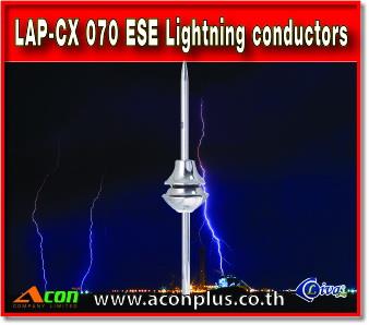 หัวล่อฟ้า LAP-CX 070 Active lightning rod,หัวล่อฟ้า, ล่อฟ้า, LAP-CX 070, liva, ese,Liva,Electrical and Power Generation/Safety Equipment