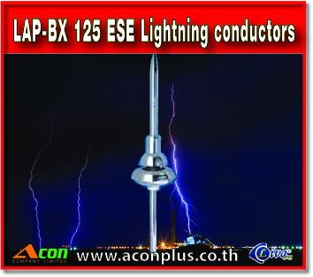 หัวล่อฟ้า LAP-BX 125 Active lightning rod,หัวล่อฟ้า, ล่อฟ้า, LAP-BX 125, liva, ese,Liva,Electrical and Power Generation/Safety Equipment