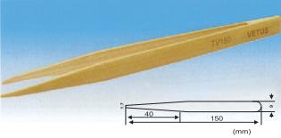 Bamboo Tweezer TV 150,Bamboo Tweezer L 150 mm  - 1,7 mm tip  - ESD safe ,,Tool and Tooling/Other Tools
