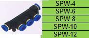 ข้อต่อลม เข้า 1 ออก 4 SPW fitting,ข้อต่อลม เข้า 1 ออก 4,,Hardware and Consumable/Fittings