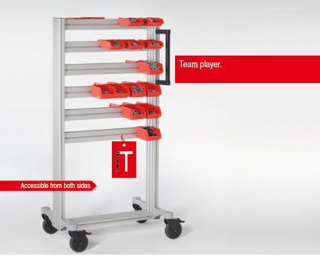 Trolley T,workbench, workstation, cell line, work table,item Germany,Materials Handling/Trolleys