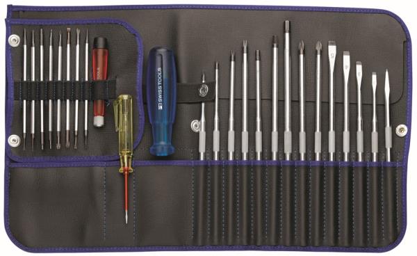 PB Swiss Tools ไขควงชุด PB 9515 Blue (31 ตัว/ชุด),ไขควง PB, ไขควงชุด PB, ไขควงซองหนัง,PB Swiss Tools,Tool and Tooling/Hand Tools/Screwdrivers