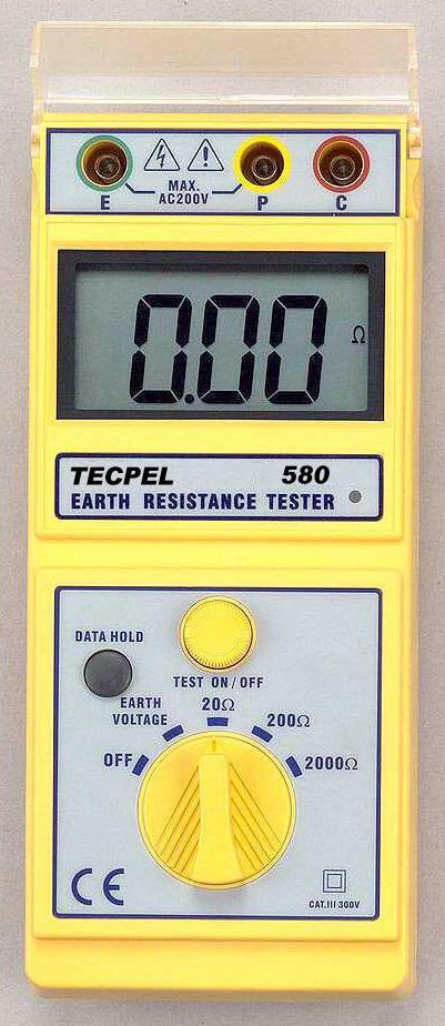 เครื่องวัดความต้านทานในดิน ERT580,วัดความต้านทานในดิน,TECPEL,Instruments and Controls/Measuring Equipment