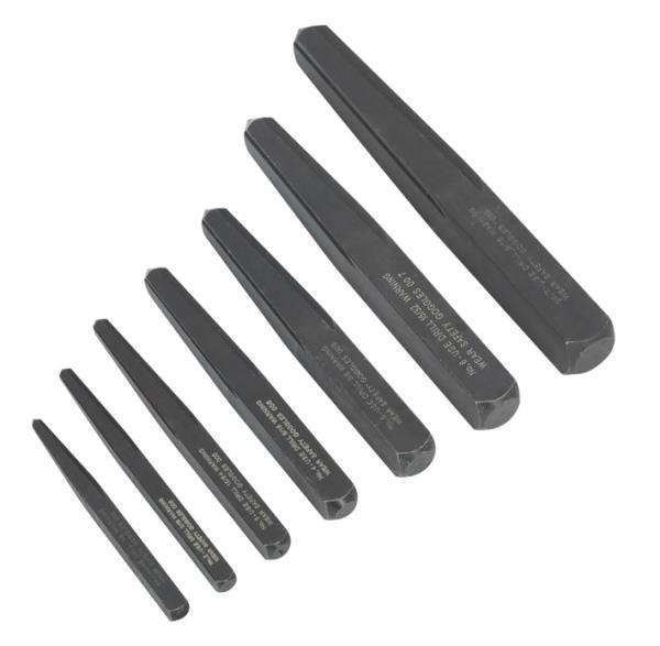 Screw Extractor Set 7pc Square Type, Extractor Set ,SEALEY,Tool and Tooling/Hand Tools/Other Hand Tools