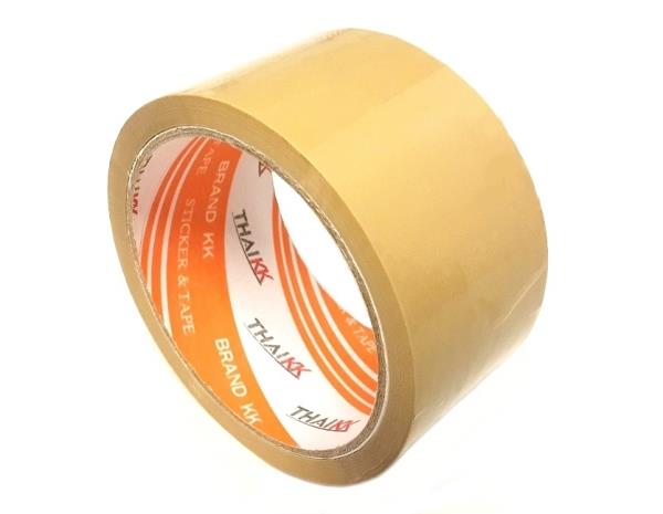 THAI KK เทปโอพีพีสีน้ำตาล ขนาด 48 มม. x 45 หลา (45 micron),เทปกาว,เทปโอพีพี,opp tape,THAI KK,Sealants and Adhesives/Tapes