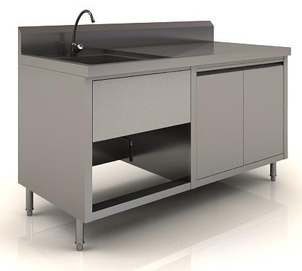 Sink with Cabinet,Sink with Cabinet,,Plant and Facility Equipment/Plumbing Equipment/Sinks