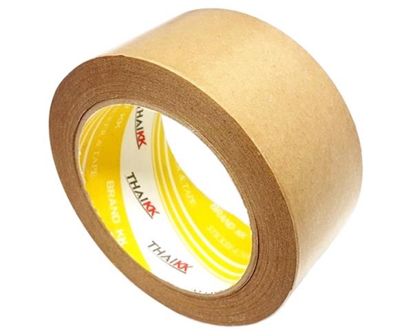 THAI KK เทปกระดาษกาวในตัว ขนาด 48 มม. x 30 หลา,เทปกาว,เทปกระดาษกาว,gummed tape,Paper Tape,THAI KK,Sealants and Adhesives/Tapes