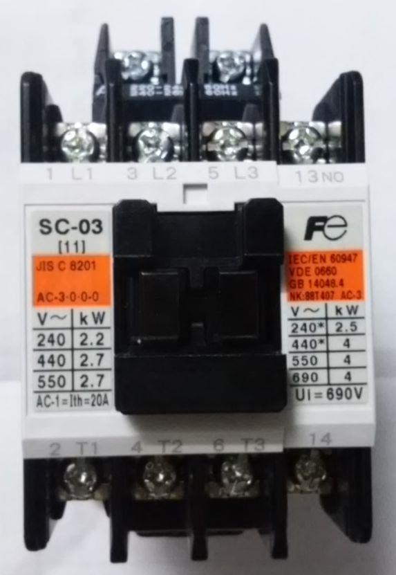 MANETIC CONTACTOR  SC-03,MANETIC,FUJI,Instruments and Controls/Switches