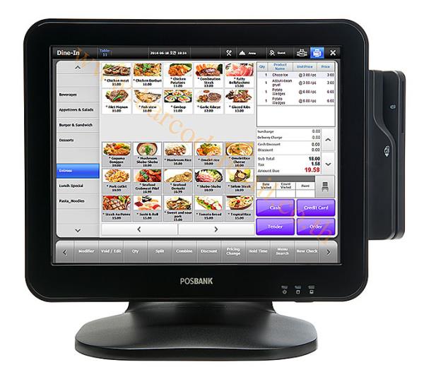 ทัชสกรีน มอนิเตอร์ 15" and 17" POS Touch Monitor with MSR and SCR Integrated  Th,POSMO II  Affordable, Versatile and Durable  15" L,POSBANK,Automation and Electronics/Barcode Equipment