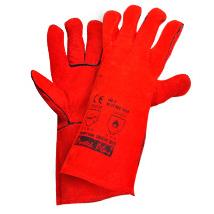 ถุงมือหนังกันความร้อน ถุงมืองานเชื่อม Welding Gloves รุ่น LWG14RED,ถุงมือหนังกันความร้อน,ถุงมืองานเชื่อม,ถุงมือหนัง,Protek Plus,Plant and Facility Equipment/Safety Equipment/Gloves & Hand Protection
