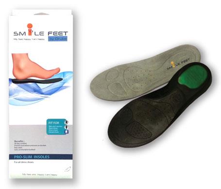 แผ่นรองเท้าเพื่อสุขภาพ (แผ่นรองแบบเต็มเท้า) รุ่น Pro-slim,แผ่นรองเท้า,แผ่นรองเท้าเพื่อสุขภาพ,แผ่นรองรองเท้า,Smile Feet,Plant and Facility Equipment/Safety Equipment/Foot Protection Equipment